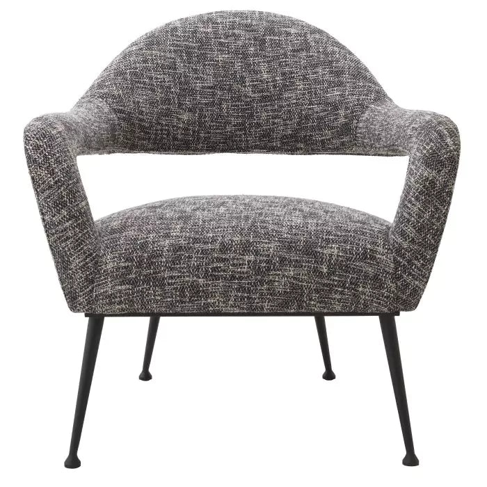 Fotoliu Lombardi Cambon Black 115667, Eichholtz