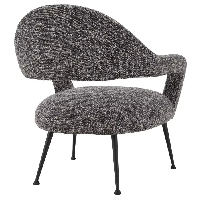Fotoliu Lombardi Cambon Black 115667, Eichholtz