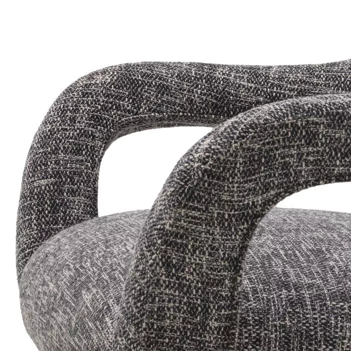 Fotoliu Lombardi Cambon Black 115667, Eichholtz