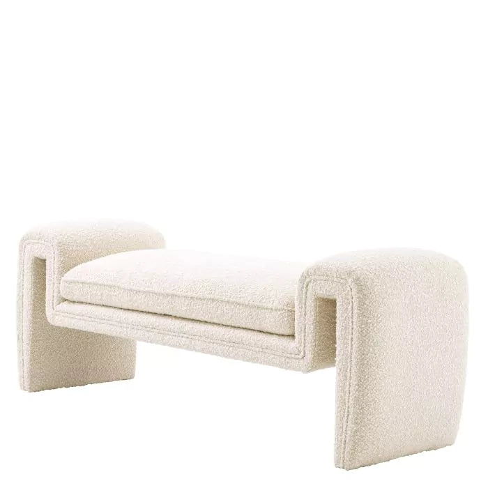 Bancă Tondo S Boucle Cream 115859, Eichholtz