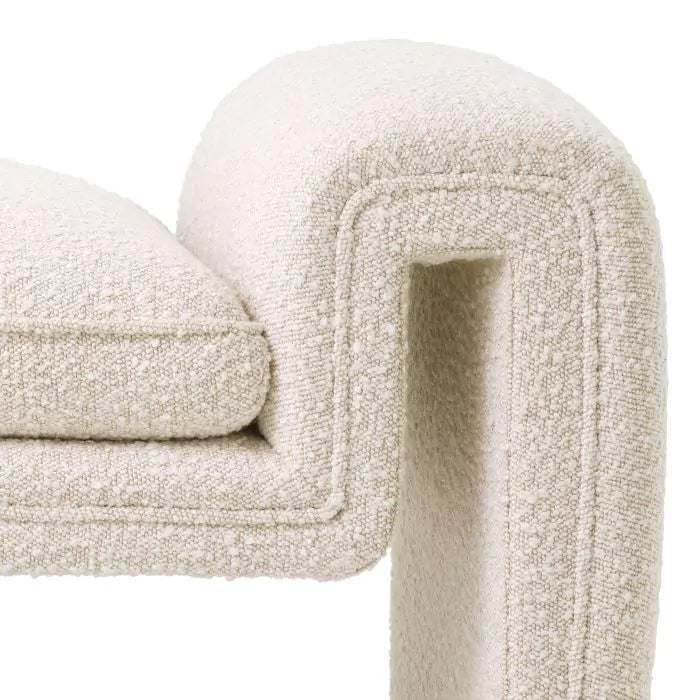 Bancă Tondo L Boucle Cream 116480 Eichholtz
