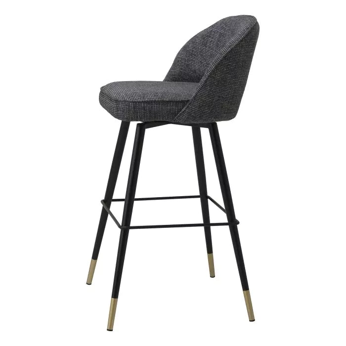 Set Două Scaune Cliff Rocat Black 116202, Eichholtz