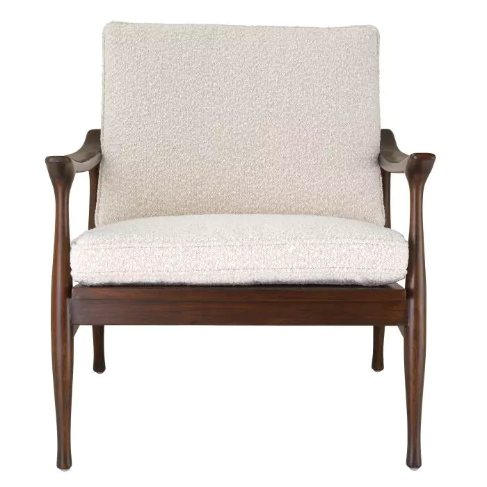 Fotoliu Manzo Classic Boucle Cream 116223, Eichholtz