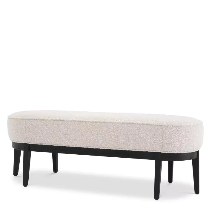 Bancă Jarrett Boucle Cream 116230, Eichholtz