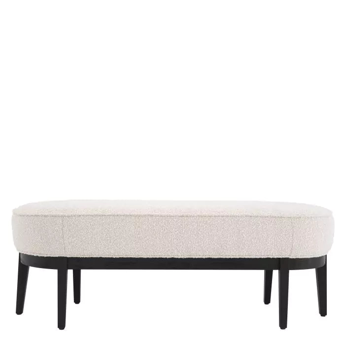 Bancă Jarrett Boucle Cream 116230, Eichholtz