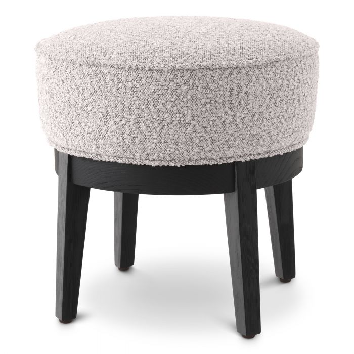 Taburet Jarrett Boucle Grey 116409, Eichholtz