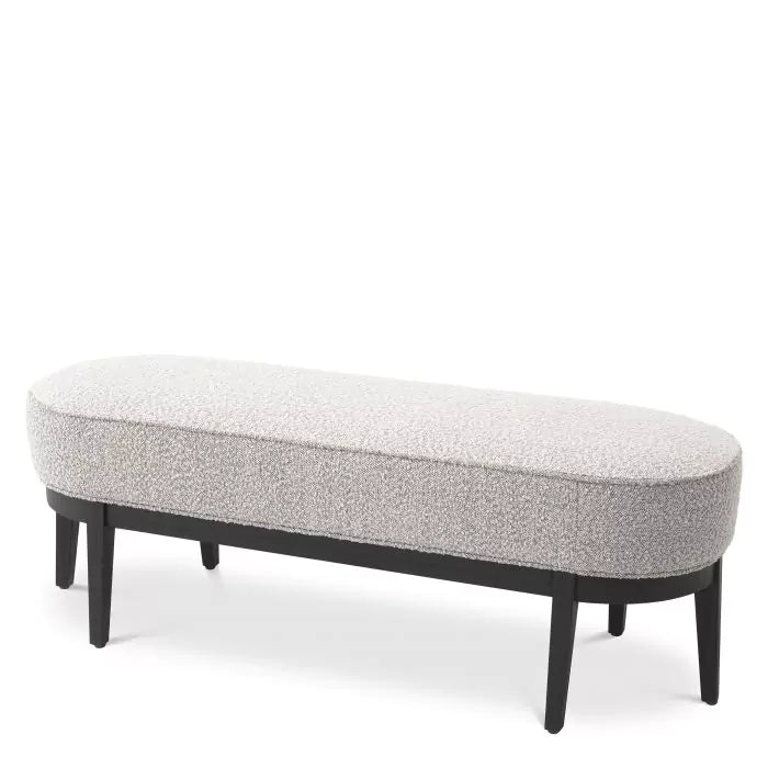 Bancă Jarrett Boucle Grey 116410, Eichholtz