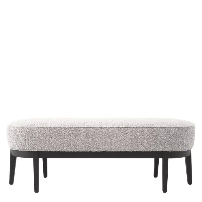 Bancă Jarrett Boucle Grey 116410, Eichholtz