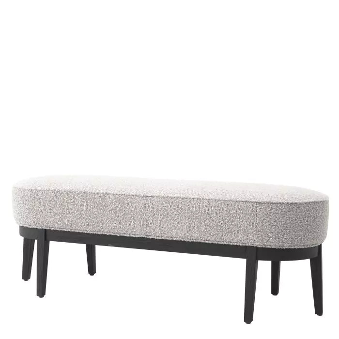 Bancă Jarrett Boucle Grey 116410, Eichholtz
