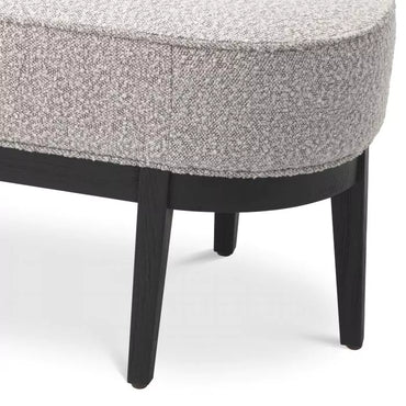 Bancă Jarrett Boucle Grey 116410, Eichholtz