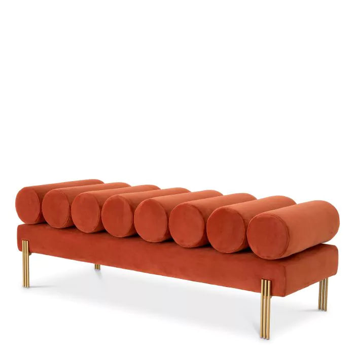 Banca Oxley Savona Orange Velvet 116559, Eichholtz
