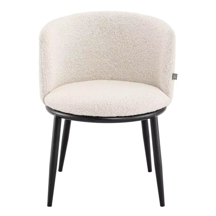 Set Două Scaune Dining Filmore Boucle Cream 116574, Eichholtz