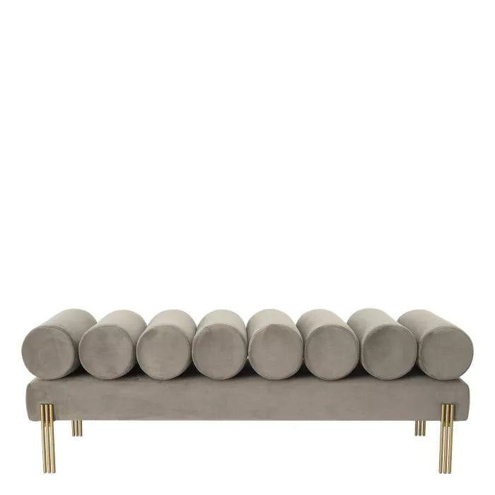 Banca Oxley Savona Vintage Greige Velvet 117005, Eichholtz