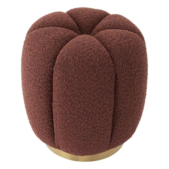 Taburet Orchanic Boucle Rouge 117110, Eichholtz