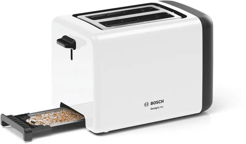 Prăjitor pâine compact DesignLine Alb TAT3P421, Bosch