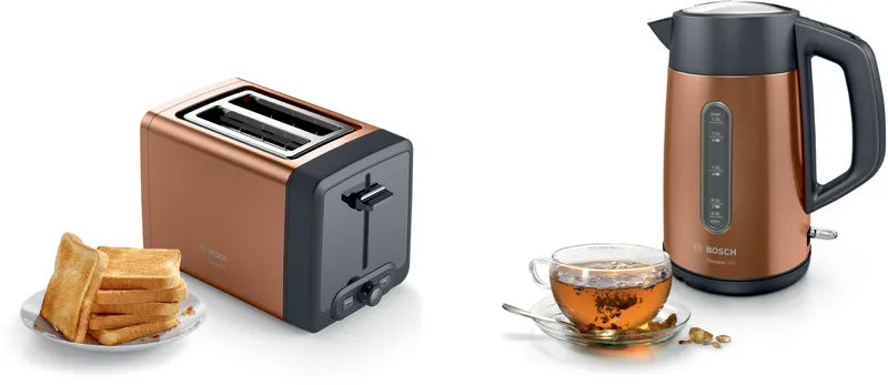 Prăjitor pâine compact DesignLine Cupru TAT4P429, Bosch