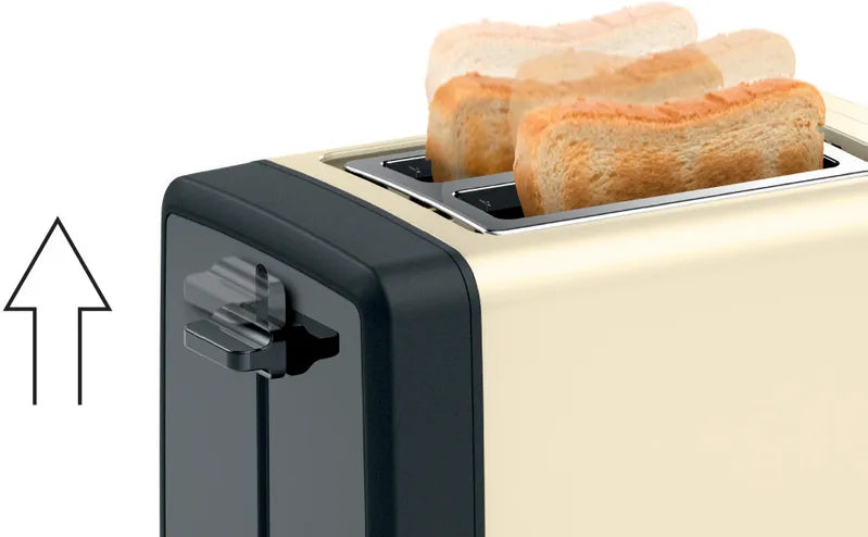 Prăjitor pâine compact DesignLine Beige TAT4P427, Bosch