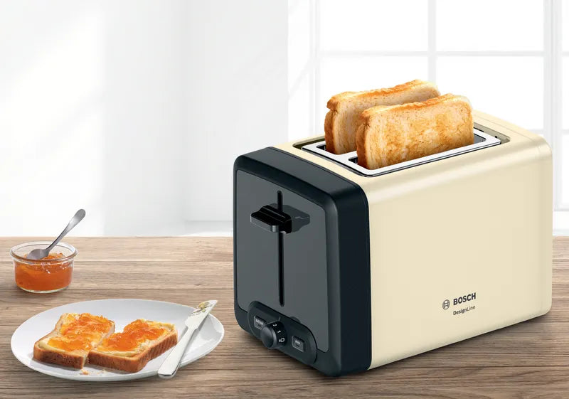 Prăjitor pâine compact DesignLine Beige TAT4P427, Bosch