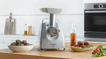 Tocător de carne ProPower 1600 W Alb, Window grey MFW45020, Bosch