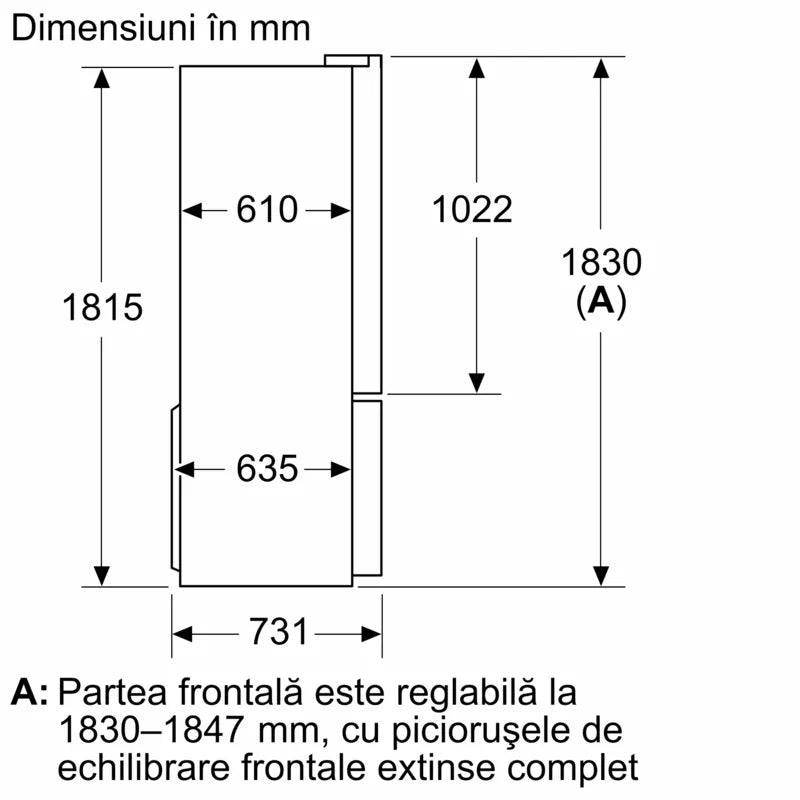 Serie | 4 Combină frigorifică MultiDoor 183 x 91 cm AntiAmprentă KFN96VPEA, Bosch