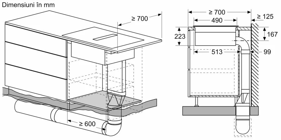 Plită pe inducție cu sistem de ventilare integrat 80 cm Flex Design V68YYX4C0, Neff