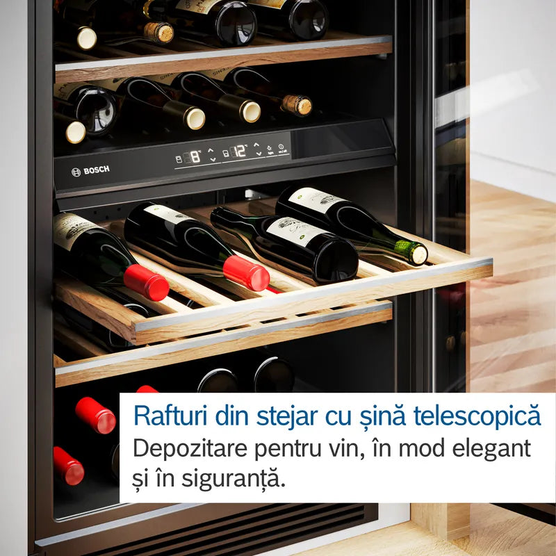 Seria 6 Răcitor de vin încorporabil 82 x 60 cm KUW21AHG0, Bosch