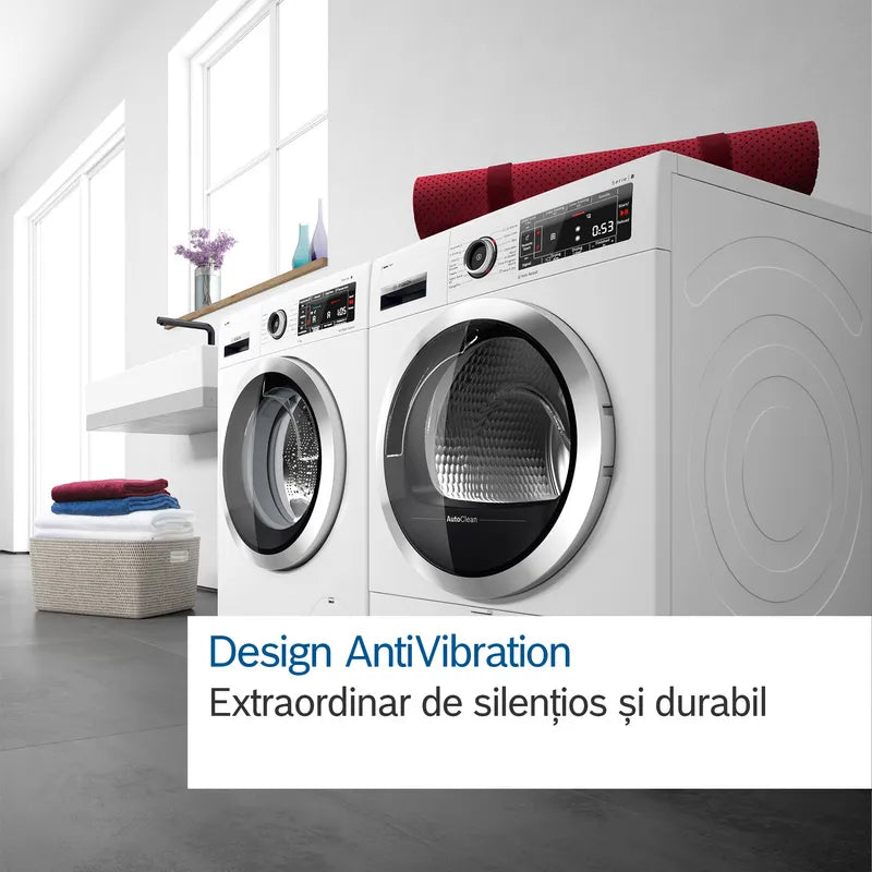 Seria 8 Uscător de rufe cu condensare și pompă de căldură 9 kg WQB245A0BY, Bosch