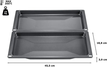 Tavi universale Half Tray 39 x 455 x 188 mm lavabil(e) în pentru mașina de spălat vase Z1650BE0, Neff