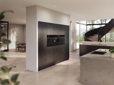 Aparat de vidat integrat fara maner EVS 7010 Negru Obsidian Mat, Miele