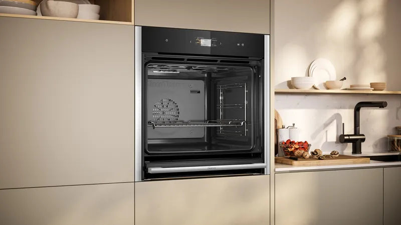 Cuptor încorporabil cu funcție de abur 60 x 60 cm Inox B64FS31N0, Neff