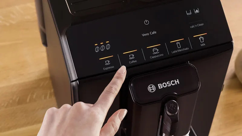 Espressor automat VeroCafe Piano black, Rezervor de apă detașabil TIE20119, Bosch