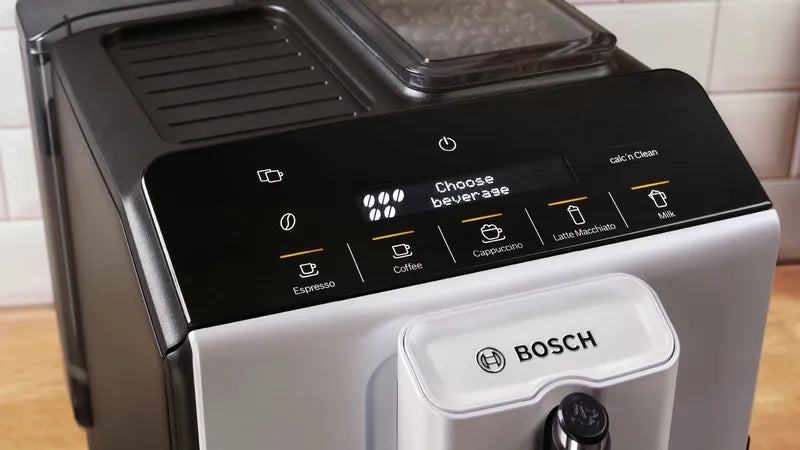 Espressor automat VeroCafe Silk Silver, Rezervor de apă detașabil TIE20301, Bosch