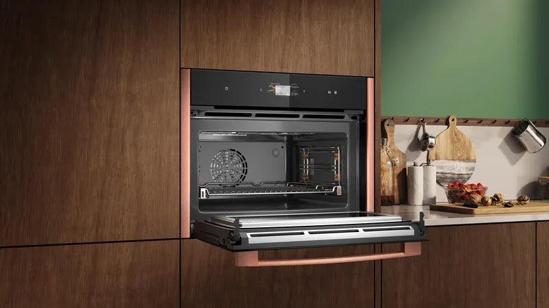 Cuptor compact multifuncțional cu opțiune de microunde, încorporabil 60 x 45 cm Flex Design C29MS3AY0, Neff
