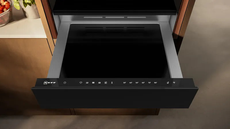 Sertar de încălzire, doar pentru combinație Seamless cu espressor încorporabil 60 x 14 cm Flex Design N29HA11Y2, Neff
