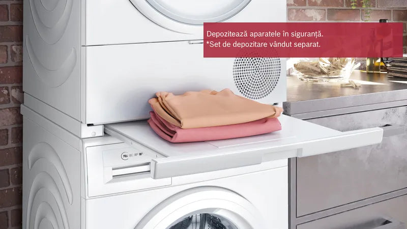 Uscător de rufe cu condensare și pompă de căldură 9 kg R8680X0EU, Neff