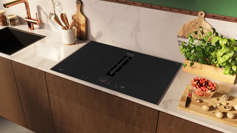 Plită pe inducție cu sistem de ventilare integrat 80 cm Flex Design V68YYX4C0, Neff