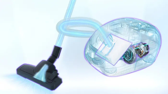 Seria 6 Aspirator cu sac ProSilence Alb BGB6SIL1, Bosch