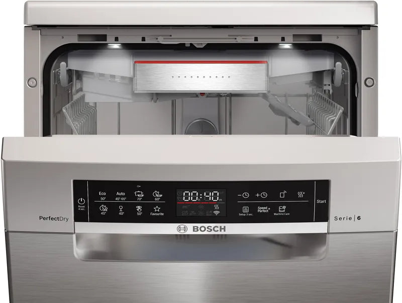 Seria 6 Mașina de spălat vase independentă 45 cm Anti-Amprentă SPS6YMI14E, Bosch