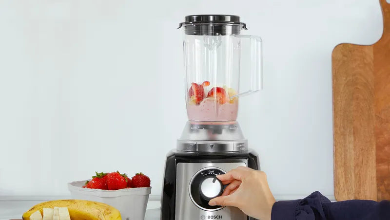 Robot de bucătărie MultiTalent 3 Plus 900 W Black, Brushed stainless steel MCM3PM386, Bosch