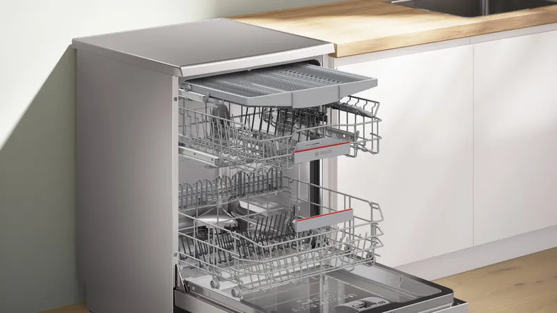 Seria 6 Mașina de spălat vase independentă 60 cm Anti-Amprentă SMS6TCI00E, Bosch