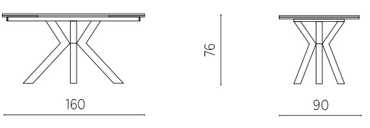 Masa Jacky Neagra Capodarte (BF)