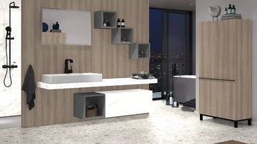 Blat de masa 920mm EDC 24+, Marmura Crystal, Egger