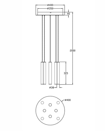 Lampa cu suspensie Prado , Fabas Luce