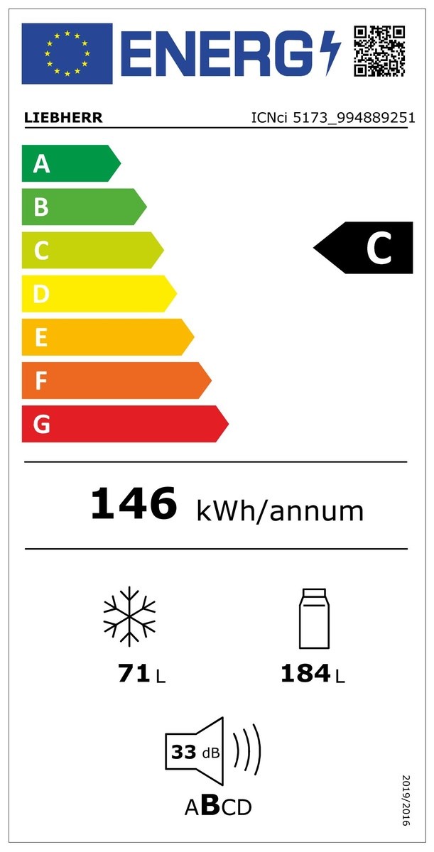 Combină frigorifică integrabilă cu EasyFresh şi NoFrost ICNci 5173, Liebherr