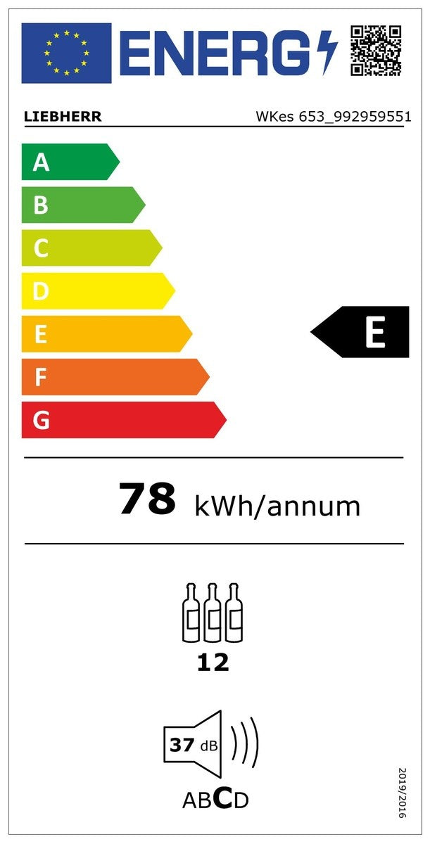 Frigider de depozitare climatizata a vinurilor, WKes 653 GrandCru, Liebherr