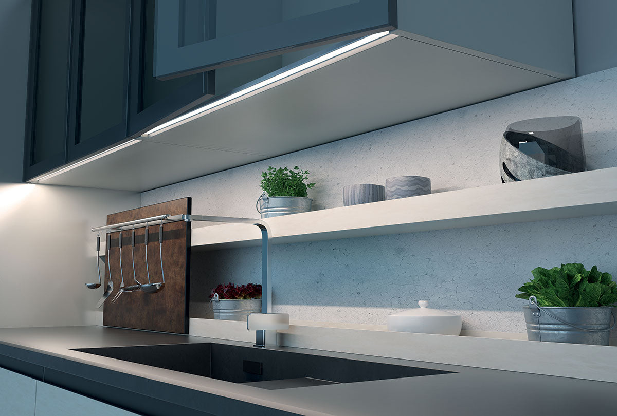 Profil cu LED integrat 1163mm cu touch, Gola Diviemme