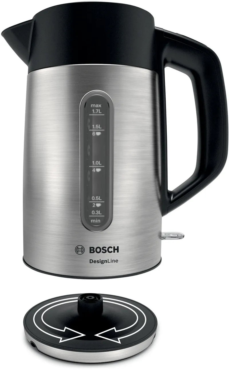 Fierbător de apă DesignLine Inox TWK4P440, Bosch