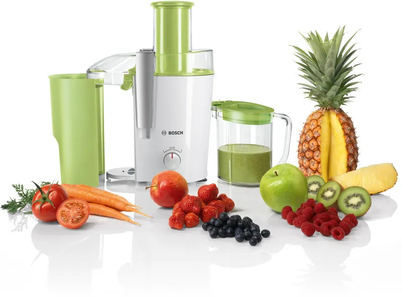 Storcator prin centrifugare VitaJuice 2 700 W Alb, Măr verde MES25G0, Bosch