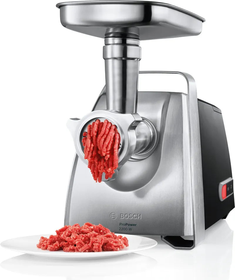 Tocător de carne ProPower 2200 W Black, chrome MFW68660, Bosch