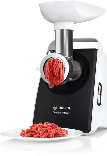Tocător de carne CompactPower 2000 W Alb, Negru MFW3X17B, Bosch
